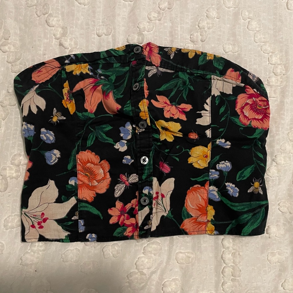 Cropped tube top